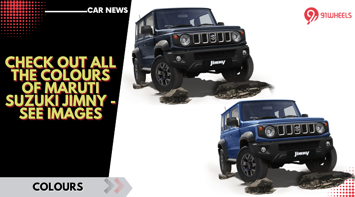 Check Out All The Colours Of Maruti Suzuki Jimny - See Images