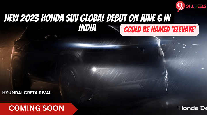 New Honda SUV 'Elevate' Global Debut On June 6 -Creta, Seltos Rival