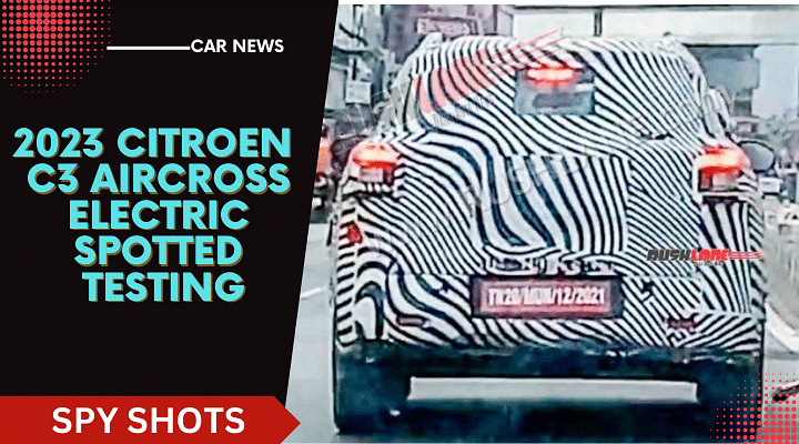 2023 Citroen C3 Aircross In Electric Avatar Spied Testing. Read Details