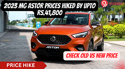 2023 MG Astor Price Hiked By Upto Rs. 41,800 - Check Old Vs. New Price