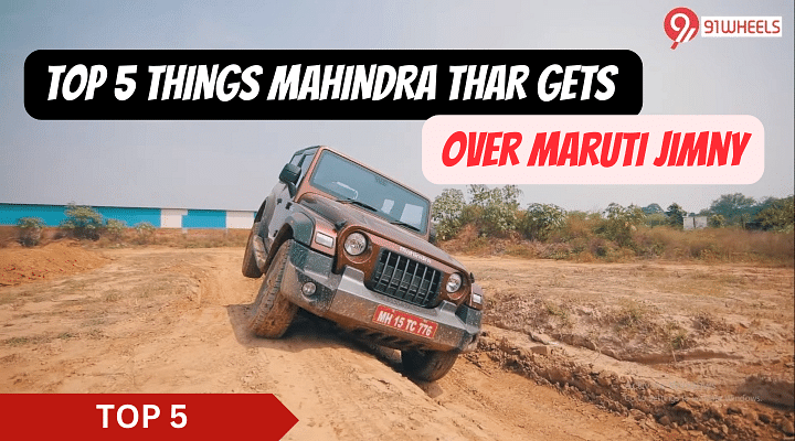 Top 5 Things 2023 Mahindra Thar Gets Over Maruti Jimny - Read Here