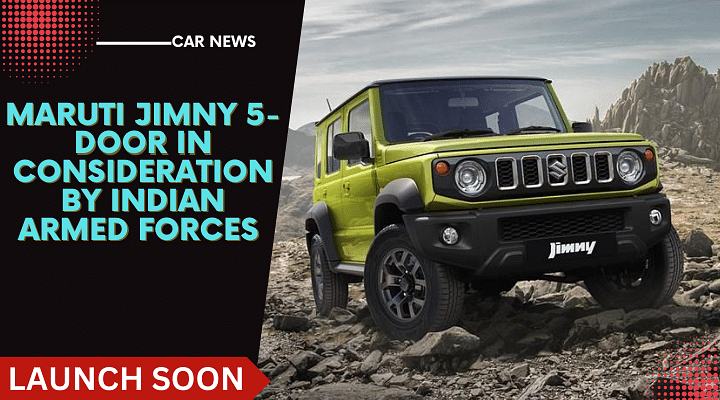Maruti Jimny 5-Door In Consideration By Indian Armed Forces - Read More