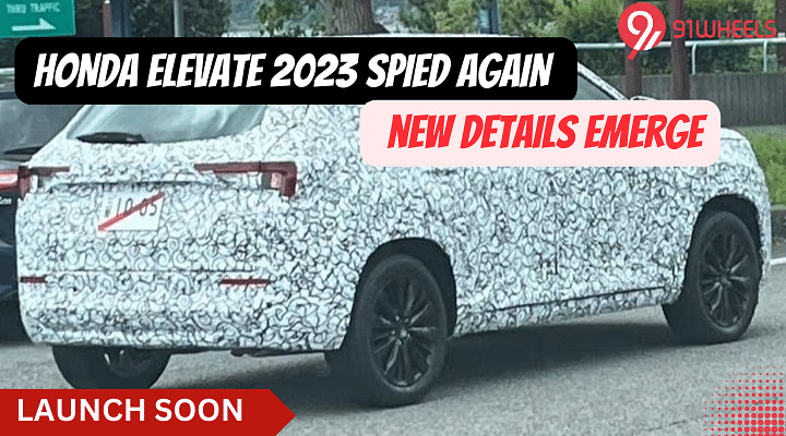 Honda Elevate SUV Spotted Testing As Launch Inches Closer; Check Pics