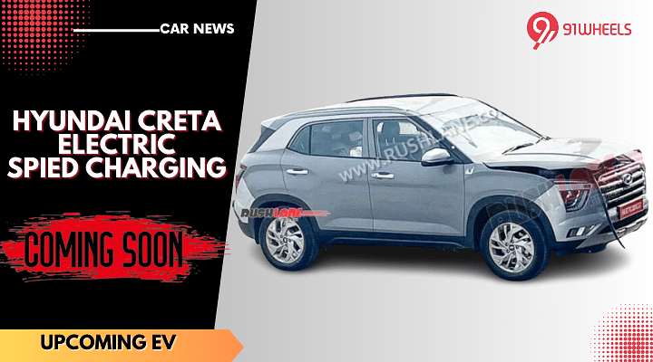 Hyundai Creta Electric SUV Spotted Charging During A Long Trip