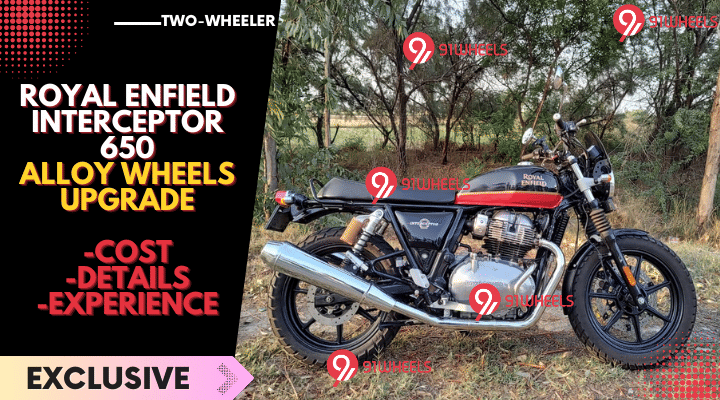Exclusive: Royal Enfield Interceptor 650 Alloy Wheels Upgrade Cost & Details! Exclusive: Royal Enfield Interceptor 650 Alloy Wheels Upgrade Cost & Details!