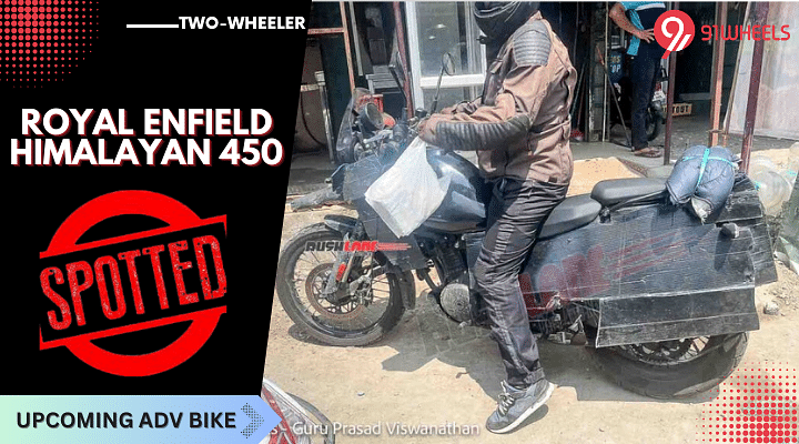 Royal Enfield Himalayan 450 Spied Closely - Gets A Long Wheelbase