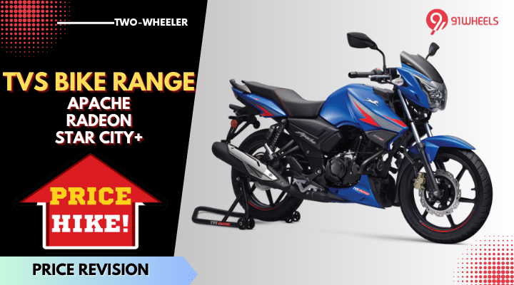 TVS Apache RTR 160 4V, 200 4V, RTR 180 Prices Hiked - Read Details TVS Apache RTR 160 4V, 200 4V, RTR 180 Prices Hiked - Read Details