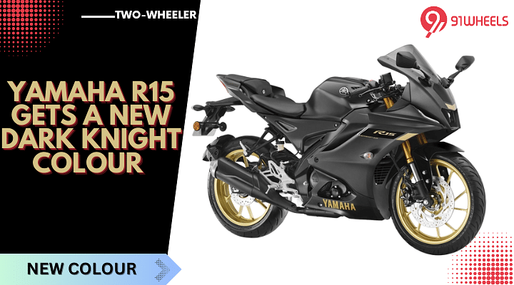 Yamaha R15 Gets A New Dark Knight Colour Priced At Rs 1.82 Lakh