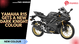Yamaha R15 Gets A New Dark Knight Colour Priced At Rs 1.82 Lakh