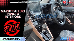 Upcoming Maruti Suzuki Invicto Interiors Spied - See Images Here!
