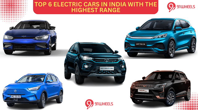 Top 6 Electric Cars In India With The Highest Range