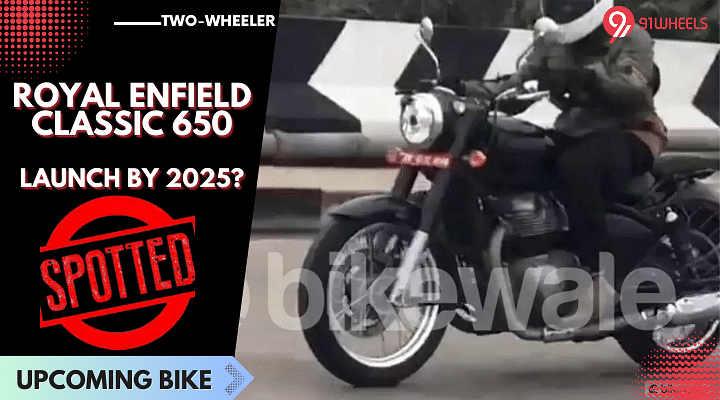 Royal Enfield Classic 650 Spied Testing - Design Similar To Classic 350!