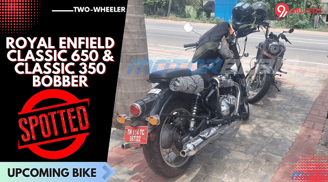 Royal Enfield Classic 650 & Classic 350 Bobber Spied Closely - See Photos!