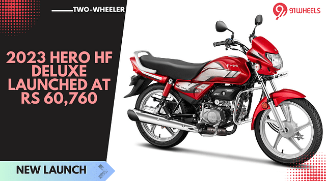 2023 Hero HF Deluxe Launched At Rs 60,760 - Gets New Styling & Features