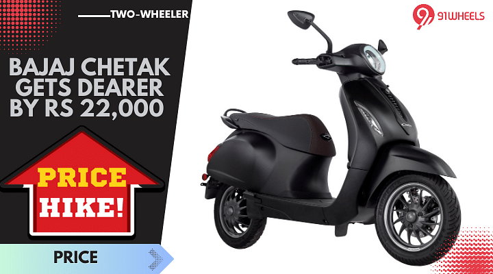 Bajaj Chetak Gets Dearer By Rs 22,000 As FAME II Subsidy Reduced - Details