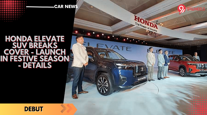 Honda Elevate SUV Breaks Cover, Launch In Festive Season - Details