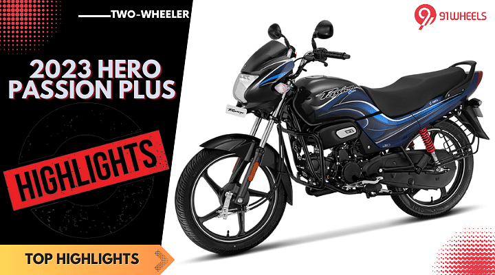 Passion plus best sale two wheeler