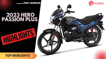 Top Highlights Of 2023 Hero Passion Plus - Read Details