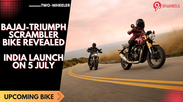 Bajaj-Triumph Scrambler Bike Officially Revealed - India Launch On 5 July!
