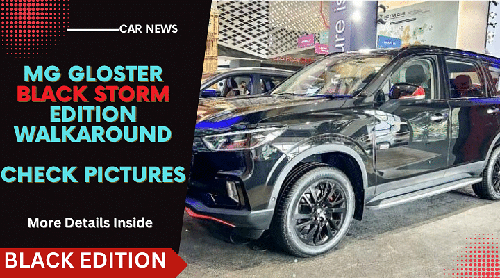 2023 MG Gloster Black Storm Edition Walkaround As It Goes Stealth- Pics 2023 MG Gloster Black Storm Edition Walkaround As It Goes Stealth- Pics