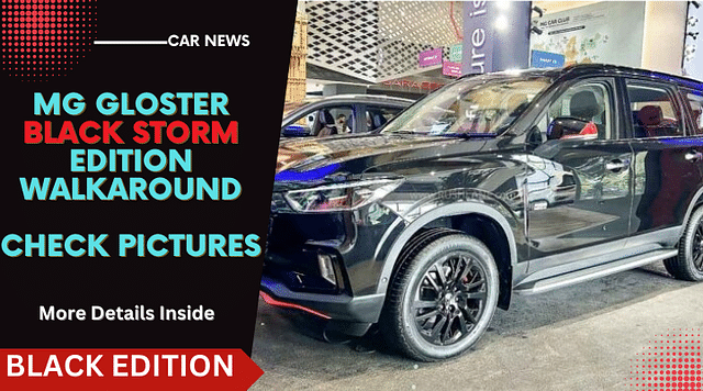 2023 MG Gloster Black Storm Edition Walkaround As It Goes Stealth- Pics