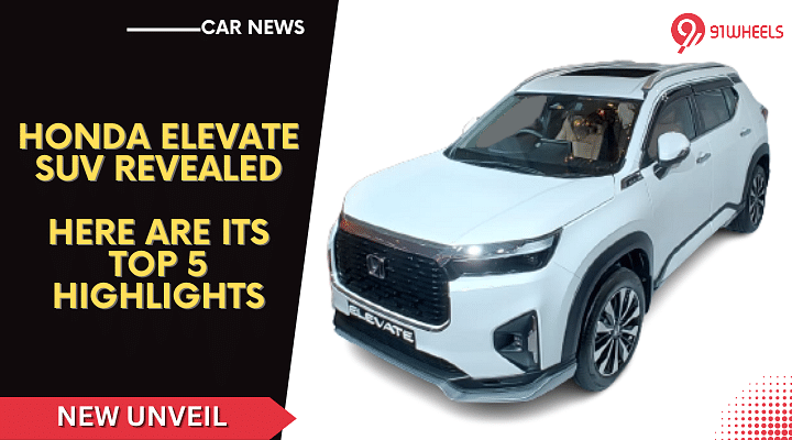 Honda Elevate SUV Revealed, Here Are Its Top 5 Highlights