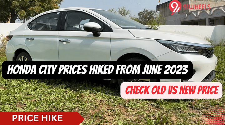 Honda City Price Increased From June 2023- Check Old Vs. New Price