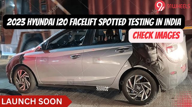 2023 Hyundai i20 Facelift Spotted Testing - Is That A Dashcam?
