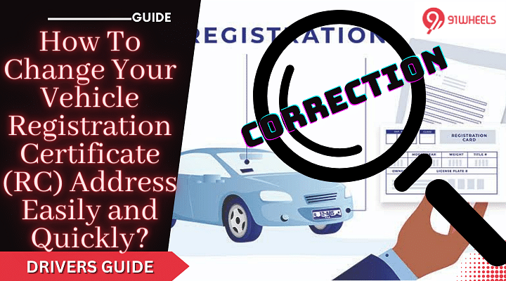 How To Change Your Vehicle Registration Certificate (RC) Address Easily ...