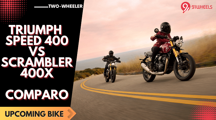 Triumph Speed 400 vs Scrambler 400X Difference - Variant Comparison