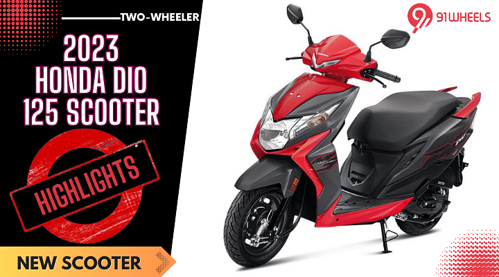 Honda dio two best sale wheeler