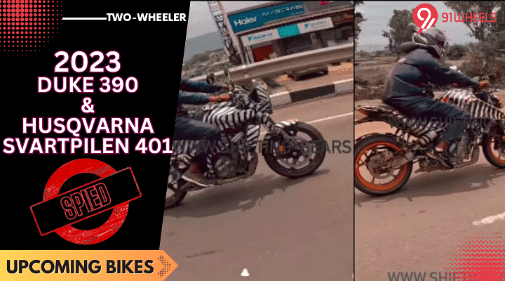 2023 KTM 390 Duke & Husqvarna Svartpilen 401 Spied Together On Test