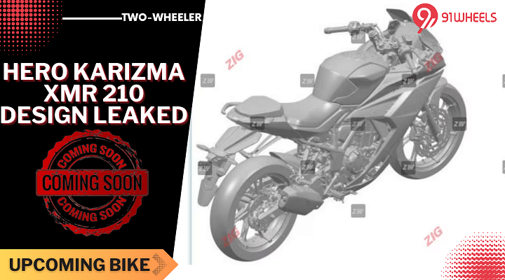 Upcoming Hero Karizma XMR 210 Design Patent Leaked Online