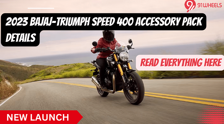Bajaj-Triumph Speed 400 Accessory Pack Details - Read Everything Here