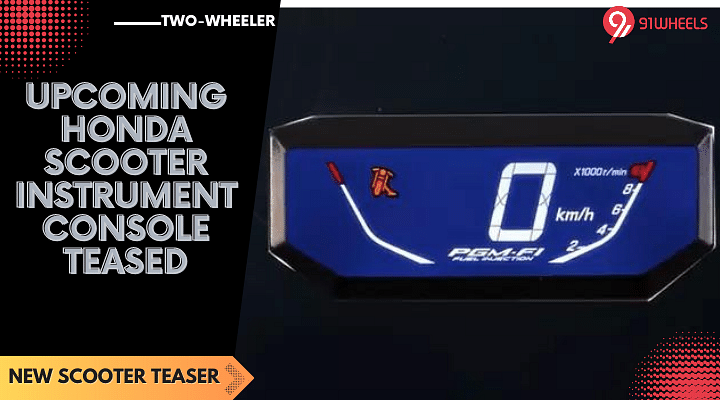 Upcoming Honda Scooter Instrument Console Teased - Launch Soon?