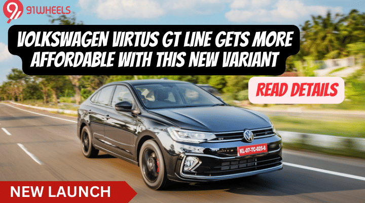 Volkswagen Virtus GT Line Gets More Affordable With This New Variant Volkswagen Virtus GT Line Gets More Affordable With This New Variant