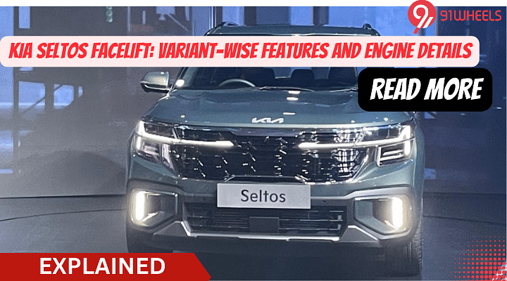 2023 Kia Seltos Facelift- Check Variant-Wise Features And Engine Details