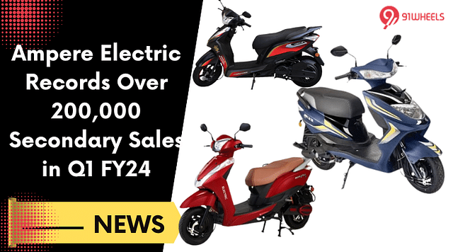 Ampere Electric Scooters Crosses 2 Lakh Customers Milestone