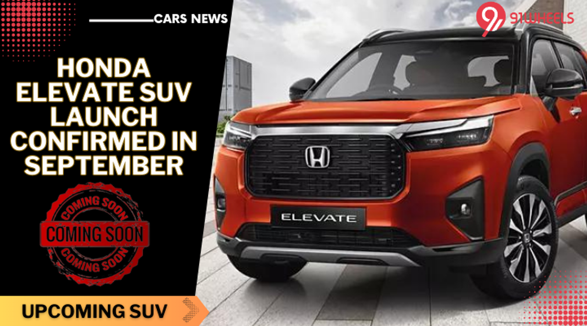 Upcoming Honda Elevate India Launch Confirmed In September! Upcoming Honda Elevate India Launch Confirmed In September!