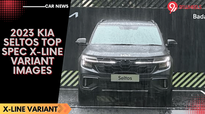 2023 KIA Seltos Top Spec X-Line Variant Started Reaching Dealership - See Images