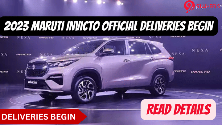 Maruti Invicto Official Deliveries Begin: Price Starts At Rs. 24.79 Lakhs Maruti Invicto Official Deliveries Begin: Price Starts At Rs. 24.79 Lakhs