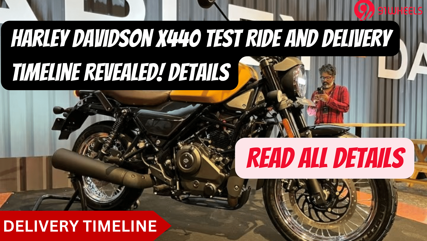 Harley Davidson X440 Test Ride and Delivery Timeline Revealed! Details