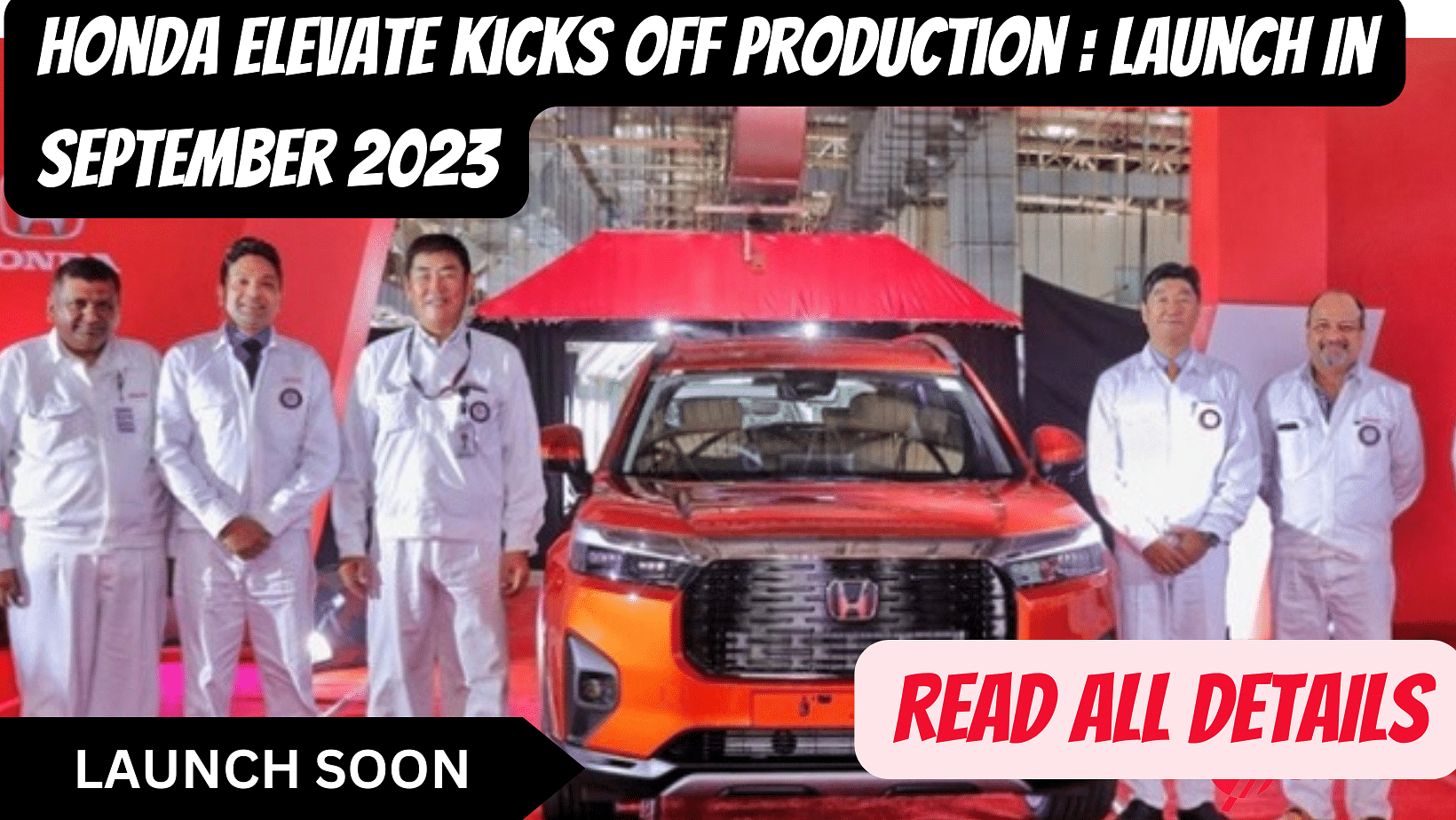 Honda Elevate Kicks Off Production: Launch In September 2023- Details