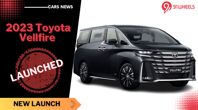 2023 Toyota Vellfire Launched In India At Rs 1.20 Crore - Details