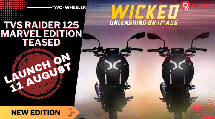 TVS Raider 125 Marvel Edition Teased, Debut On 11 August - Details