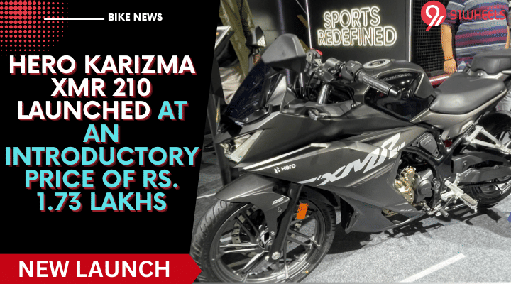 Hero Karizma XMR 210 Launched At Rs 1.73 Lakhs  Introductory Price Hero Karizma XMR 210 Launched At Rs 1.73 Lakhs  Introductory Price