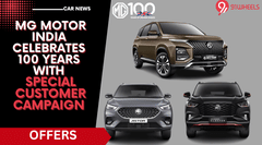 MG Motor India Celebrates 100 Years With Special Customer Campaign