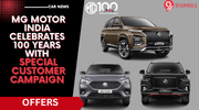 MG Motor India Celebrates 100 Years With Special Customer Campaign MG Motor India Celebrates 100 Years With Special Customer Campaign