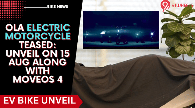 Ola Electric Motorcycle Teased: Unveil On 15 Aug Along With MoveOS4