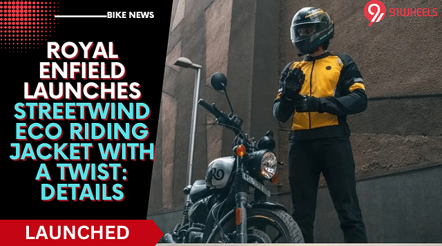 Royal Enfield Launches Streetwind Eco Riding Jacket But, With A Twist